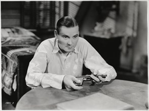 Herbert Marshall, on-set of the Film, "Evenings for Sale", Paramount Pictures, 1932