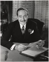 Adolphe Menjou, Publicity Portrait for the Film, "Stage Door", RKO Radio Pictures, 1937