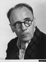Actor Roland Young, Publicity Portrait Wearing Eyeglasses, 1940