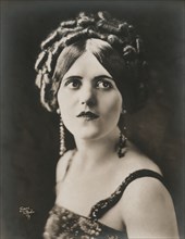 Silent Film Actress Zalla Zarana, born Rozalija Srsen in Zuzemberk, Slovenia, Publicity Portrait by Evans L.A., 1920's