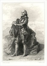 Charles Louis Auguste Fouquet, duc de Belle-Isle (1684-1761) French General and Statesman, Engraving