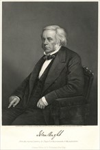 John Bright (1811-89), British Politician and Orator, Engraving from an Original Painting by Alonzo Chappel, 1870