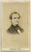 Jefferson Davis (1808-89), American Politician, President of the Confederate States, 1861-65, Head and Shoulders Portrait, 1860's