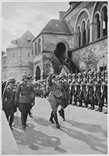 Adolf Hitler Saluting Troops, Germany, 1934