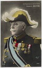 Marshal Joseph Jacques Césaire Joffre (1852-1931), French General and Commander-in-Chief of French Forces during World War I, Portrait, 1918