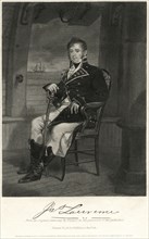 James Lawrence (1781-1813), American Naval Officer, Engraving from an Original Painting by Alonzo Chappel, 1862