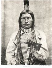 Low Dog (1846-94), Oglala Sioux Chief, Half-Length Portrait, early 1880's
