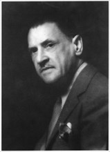 W. (William) Somerset Maugham (1874-1965), British Author and Playwright, Head and Shoulders Portrait by Arnold Genthe, 1925