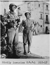 U.S. General George Patton during Invasion, Sicily, Italy, August 4, 1943