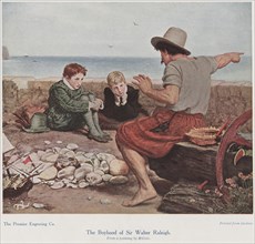 The Boyhood of Sir Walter Raleigh, Engraving from a Painting by Millais