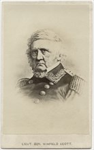 Winfield Scott (1786-1866), U.S. Army General, Serving on Active Duty as General longer than anyone in U.S. History, Portrait, 1860's