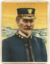 Winfield Scott Schley (1839-1911), Rear Admiral in U.S. Navy, hero of the Battle of Santiago de Cuba during Spanish American War, Portrait, 1898
