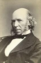 Herbert Spencer (1820-1903), English Philosopher, Sociologist, Biologist and Prominent Classical Liberal Political Theorist of the Victorian Era, Portrait, 1870's