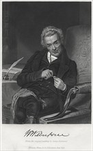William Wilberforce (1759-1823), English Politician and Leader of the movement to stop the Slave Trade, Engraving from the Original Portrait by George Richmond, 1879