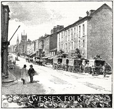 Wessex Folk, Illustration, Harper's Weekly Magazine, 1890