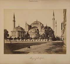 Mosque of St. Sophia, Istanbul, Turkey, 1860's