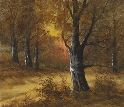 Autumn Scene I, Painting