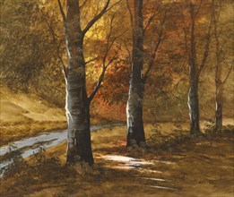 Autumn Scene II, Painting