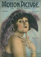 Actress Marie Prevost, Motion Picture Magazine Cover by Emil Flohri, October 1922