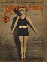 Actress Nita Cavalier, Movie Weekly Magazine Cover, August 15, 1925