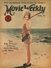 Actress Della Peterson, Movie Weekly Magazine Cover, July 18, 1925