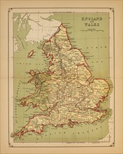 Historical Map of England and Wales