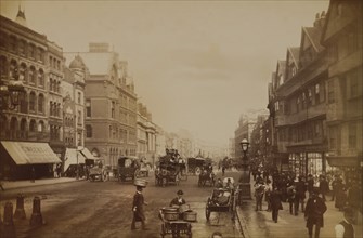 Street Scene, Holborn, London, England, UK, 1870's, James Valentine