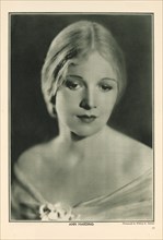 Actress Ann Harding, Publicity Portrait inside The New Movie Magazine, May 1930