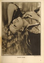Actress Dorothy Revier, Publicity Portrait inside The New Movie Magazine, May 1930