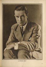 Actor Lawrence Gray, Publicity Portrait inside The New Movie Magazine, May 1930