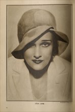 Actress Lola Lane, Publicity Portrait inside The New Movie Magazine, May 1930
