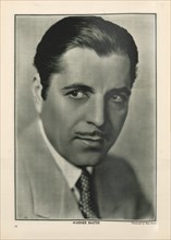 Actor Warner Baxter, Publicity Portrait inside The New Movie Magazine, May 1930