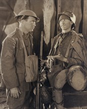 George Cooper, Jesse De Vorska, on-set of the Film, "The Unknown Soldier", Producers Distributing Corporation, 1926