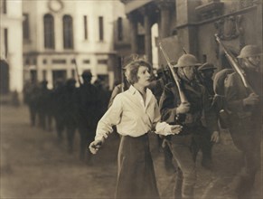 Marguerite De La Motte, on-set of the Film, "The Unknown Soldier", Producers Distributing Corporation, 1926