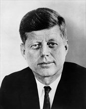 John Fitzgerald Kennedy (1917-63), 35th U.S. President, Head and Shoulders Portrait, 1961