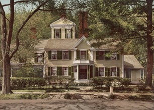 Wayside, Home of Nathaniel Hawthorne, Concord, Massachusetts, USA, Detroit Publishing Company, 1901
