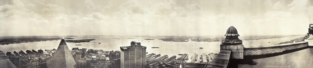 South and West from Equitable Building, New York City, New York, USA, Irving Underhill, 1917