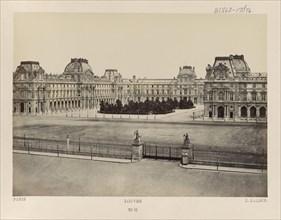 Louvre Museum, Paris, France, Silver Albumen Print, Edouard Baldus, 1860's