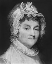 Abigail Smith Adams (1744-1818), Wife of U.S. President John Adams, Head and Shoulders Portrait by Gilbert Stuart