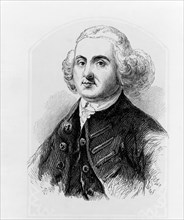 John Adams (1735-1825), Second President of the United States, Head and Shoulders Portrait, Engraving