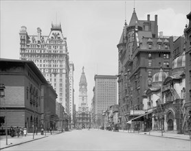 South Broad Street, Philadelphia, Pennsylvania, USA, Detroit Publishing Company, 1904