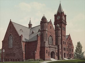Mary Lyon Hall, Mount Holyoke College, South Hadley, Massachusetts, USA, Detroit Publishing Company, 1900