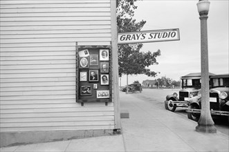 Photographer's Studio and Street Scene, Sisseton, South Dakota, USA, John Vachon, Farm Security Administration, September 1939