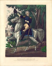 Andrew Jackson with the Tennessee Forces on the Hickory Grounds (Ala), A.D. 1814, Breuker and Kessler Lith., Philadelphia