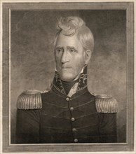 Andrew Jackson (1767-1845), Seventh President of the United States, Head and Shoulders Portrait, Engraving by Charles C. Torrey from an Original Painting by R.E.W. Earl, 1826