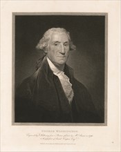 George Washington (1732-99), First President of the United States, Head and Shoulders Portrait, Engraved by T. Holloway from a Picture Painted by M. Stuart in 1795