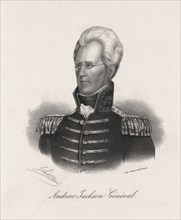 Andrew Jackson, General, Lithograph by Jules Lion, 1836