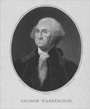 George Washington (1732-99) First President of the United States, Half-Length Portrait, Engraved by Lodewyk Portman from a Painting by Gilbert Stuart, 1805