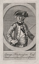 George Washington, Esqr., Half-Length Portrait Wearing Military Uniform, Engraving