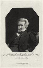 Andrew Jackson, in his Last Days, Engraving by Thomas Doney from Daguerreotype by Anthony, Edwards & Co.